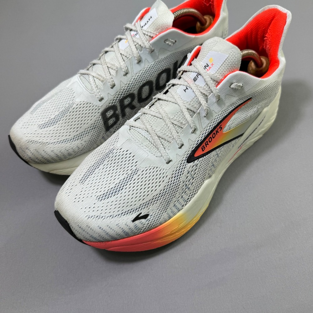 Brooks Hyperion Max 2 Running Shoes Mens 12 White Coral Yellow 1104341D443 DNA - Picture 4 of 13